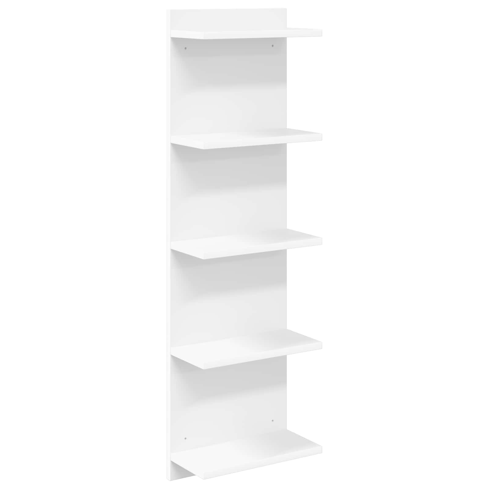 Vägg hylla Vit 30 x 15 x 100 cm Konstruerat trä