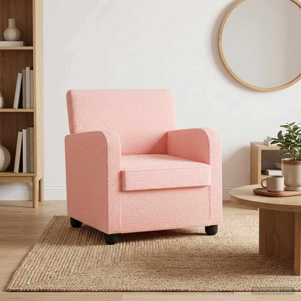 Fåtölj Rosa Konstgjord lammulls-fleece