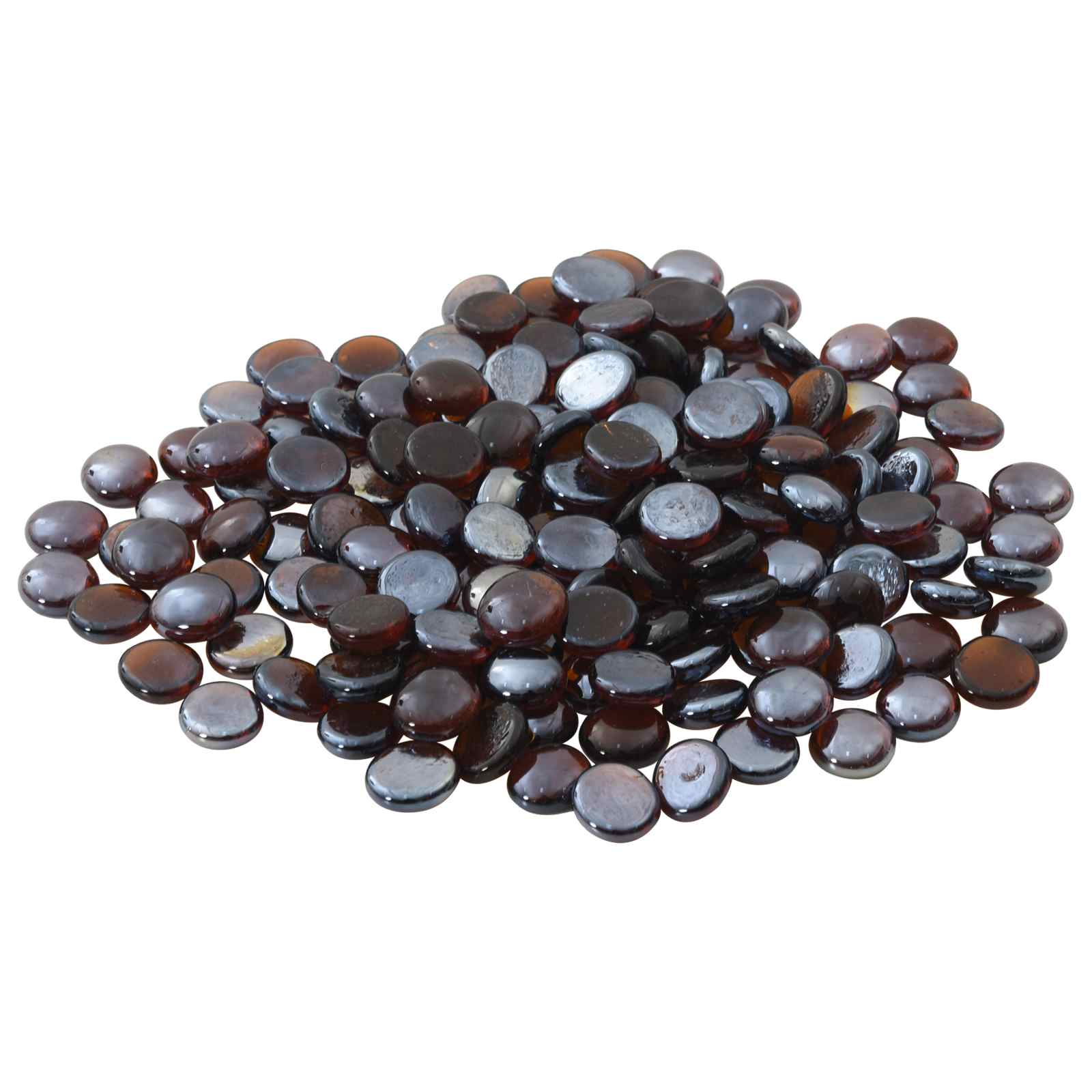 Glasnugget 17-19 mm Amberflash Glas