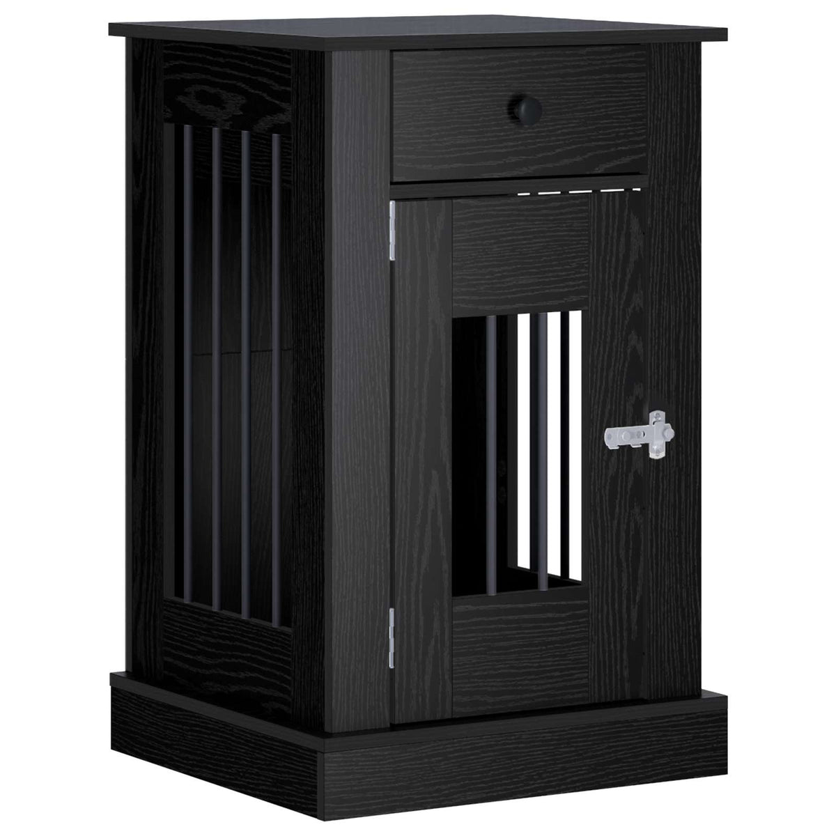 Hundbur möbel Svart ek 50 x 47,5 x 80 cm Konstruerat trä
