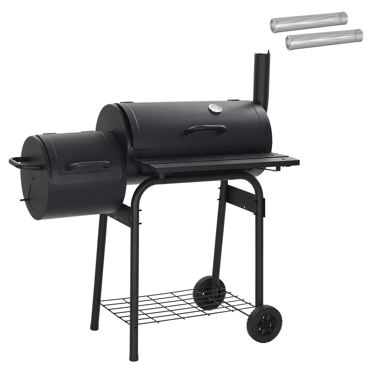 Utomhusgrill 103 x 60 x 113 cm Stål Svart