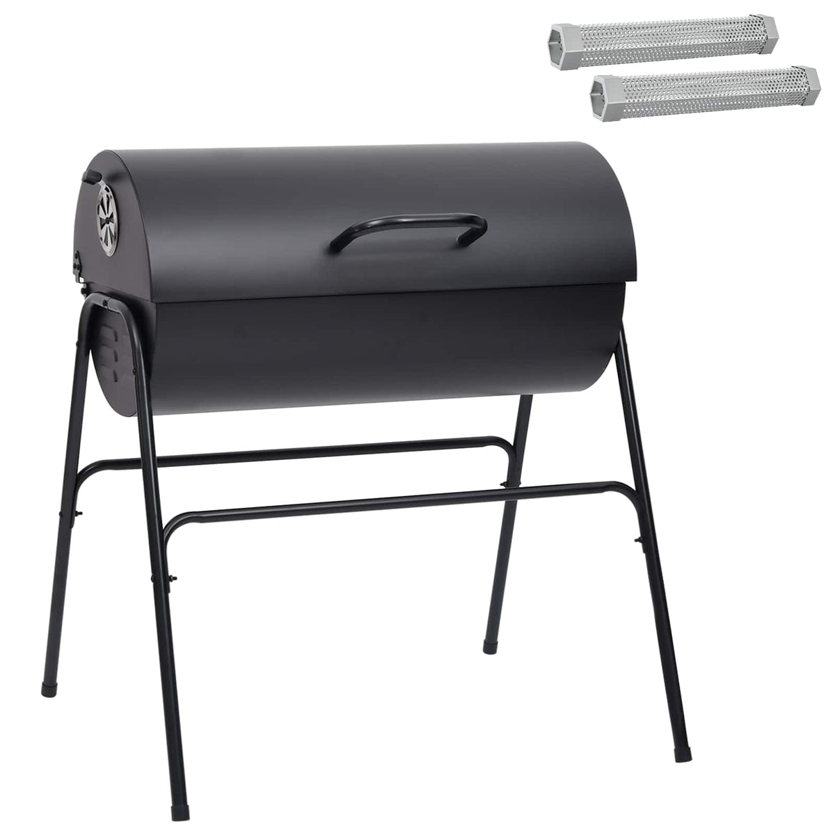Tunngrill med 2 Matlagningsgaller 3 st 80 x 73 x 90 cm Metall