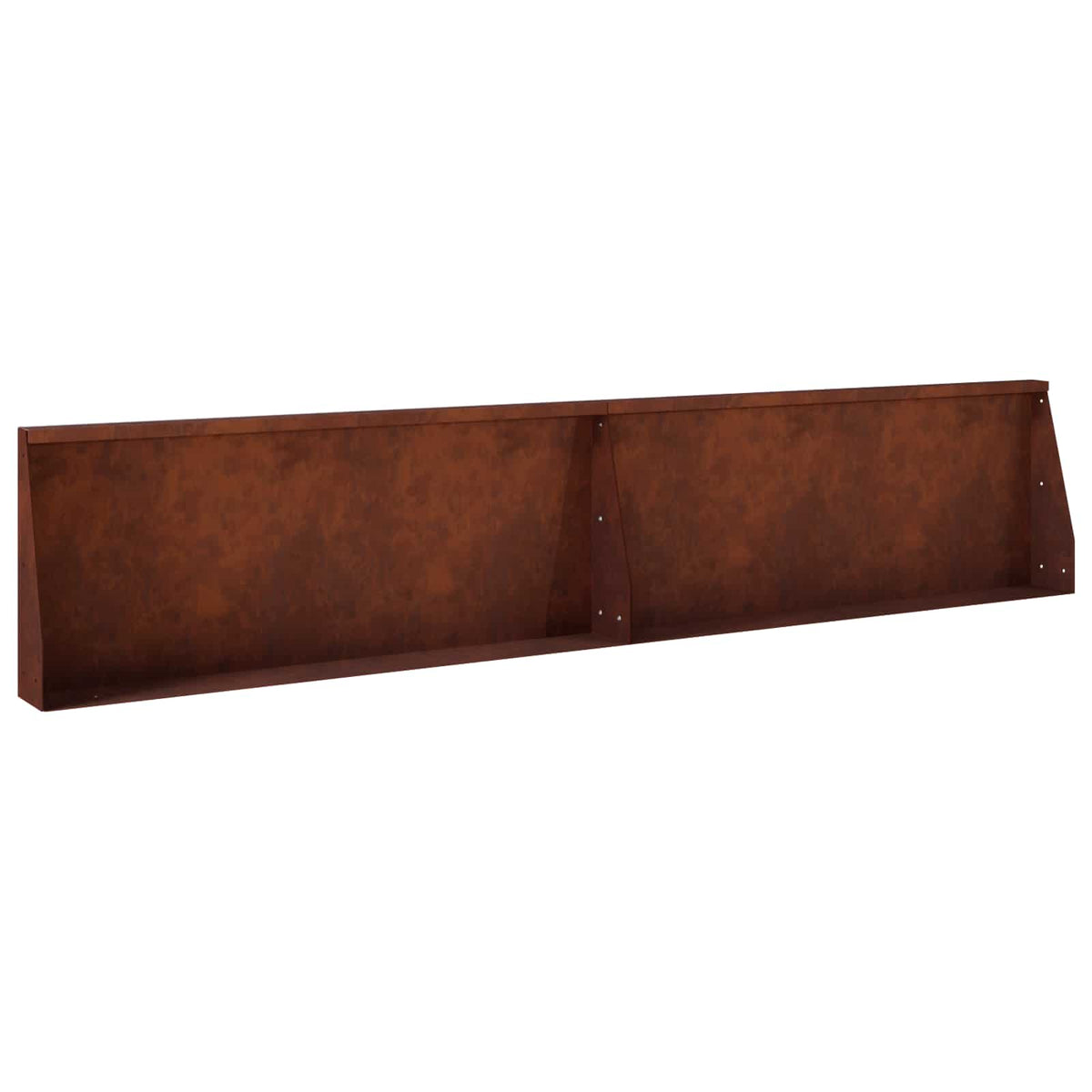 Stödvägg 2 st 100 x 12 x 30 cm Väderbeständig stål Rostig
