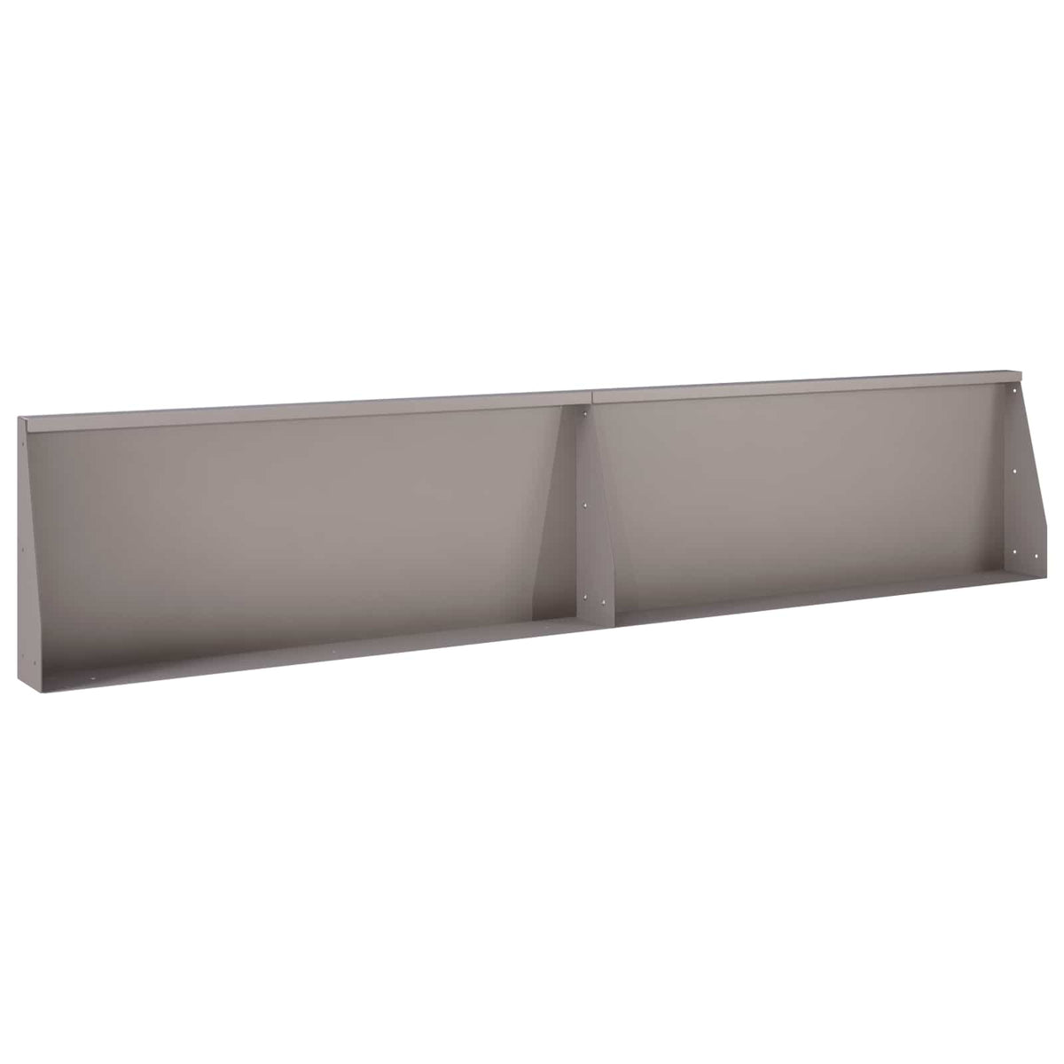 Stödvägg 2 st 100 x 12 x 50 cm Väderbeständig stål Rostig