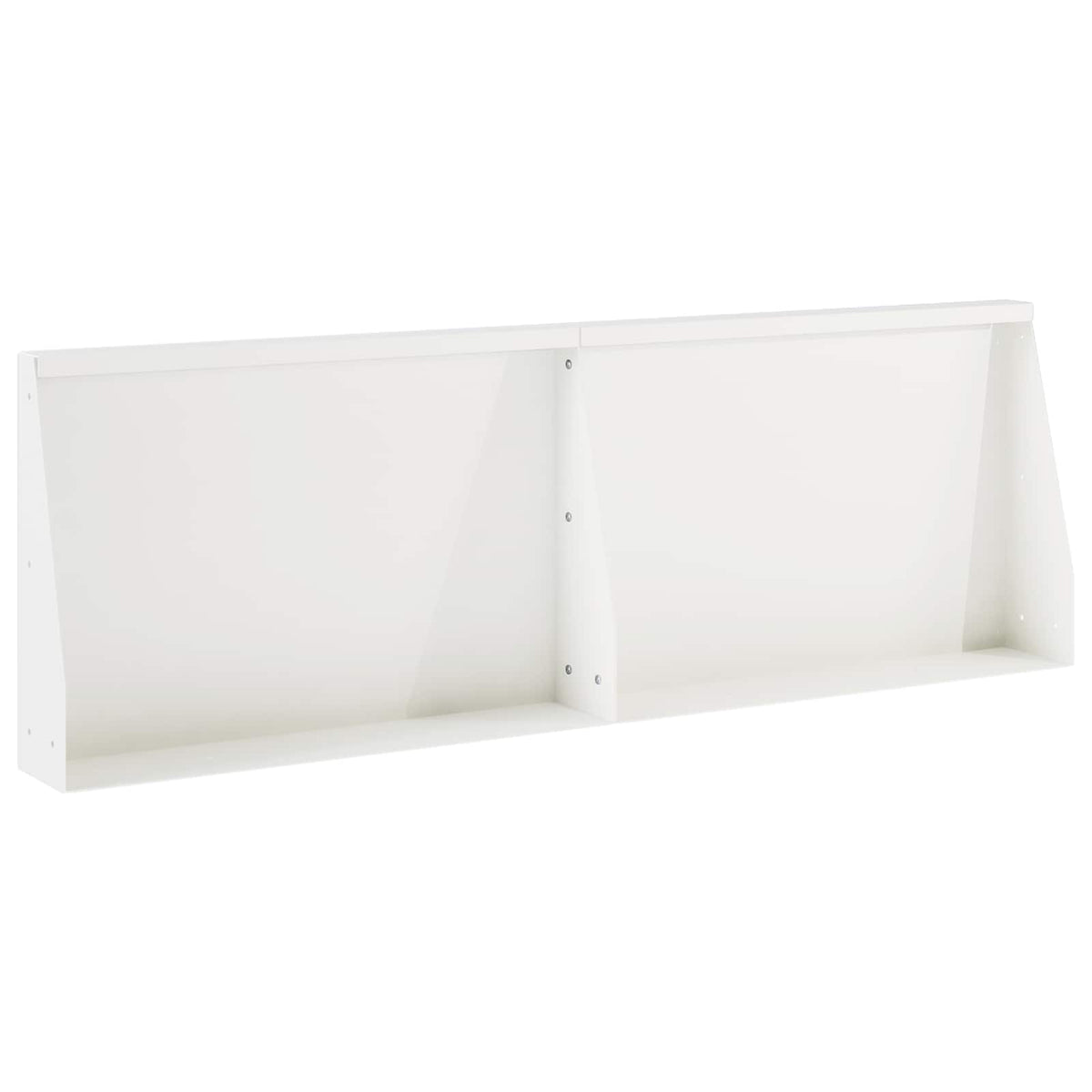 Stödvägg 2 st 60 x 12 x 40 cm Stål Vit