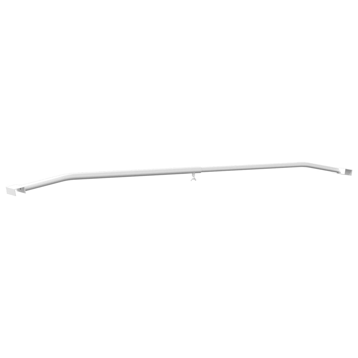 Tarpaulinbracket för släp Silver 102-155 cm Aluminium