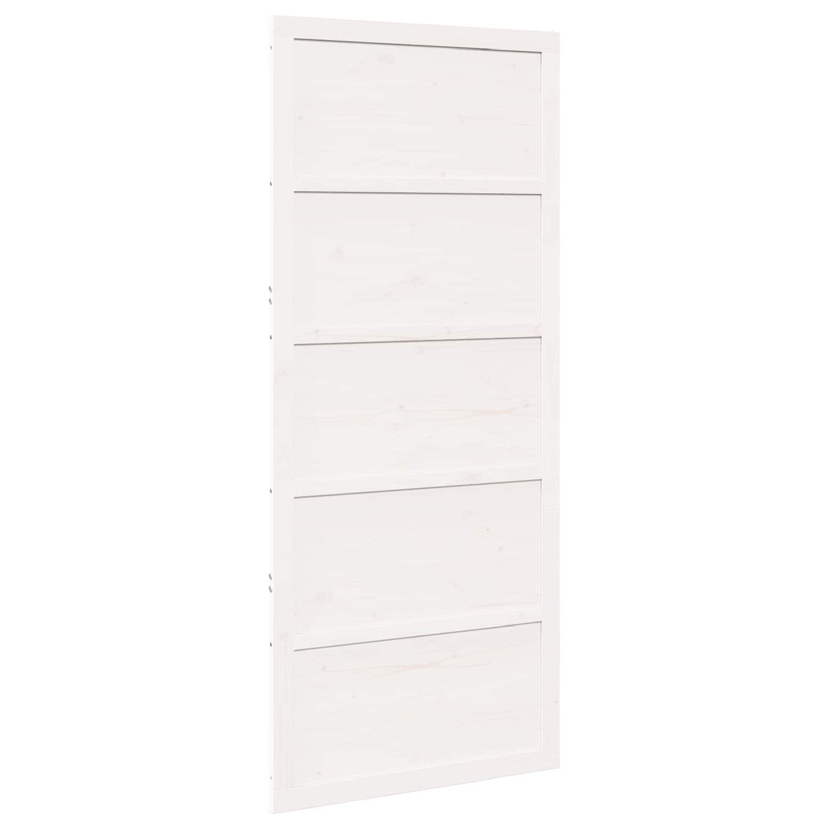 Ladugårdsdörr Vit 80 x 2,5 x 208 cm Massiv furu