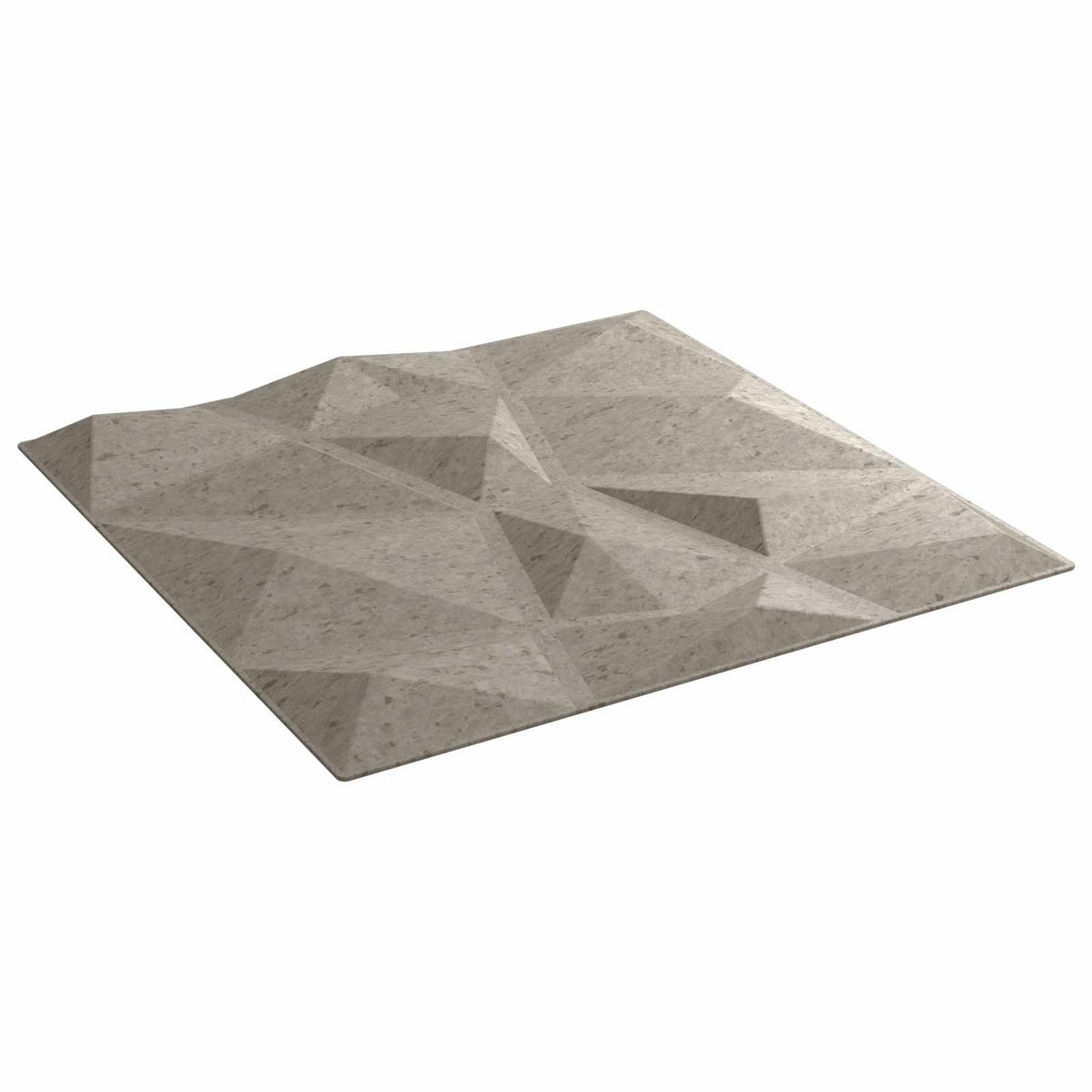Väggpaneler 48 st 50 x 50 cm Betonggrå XPS Skum