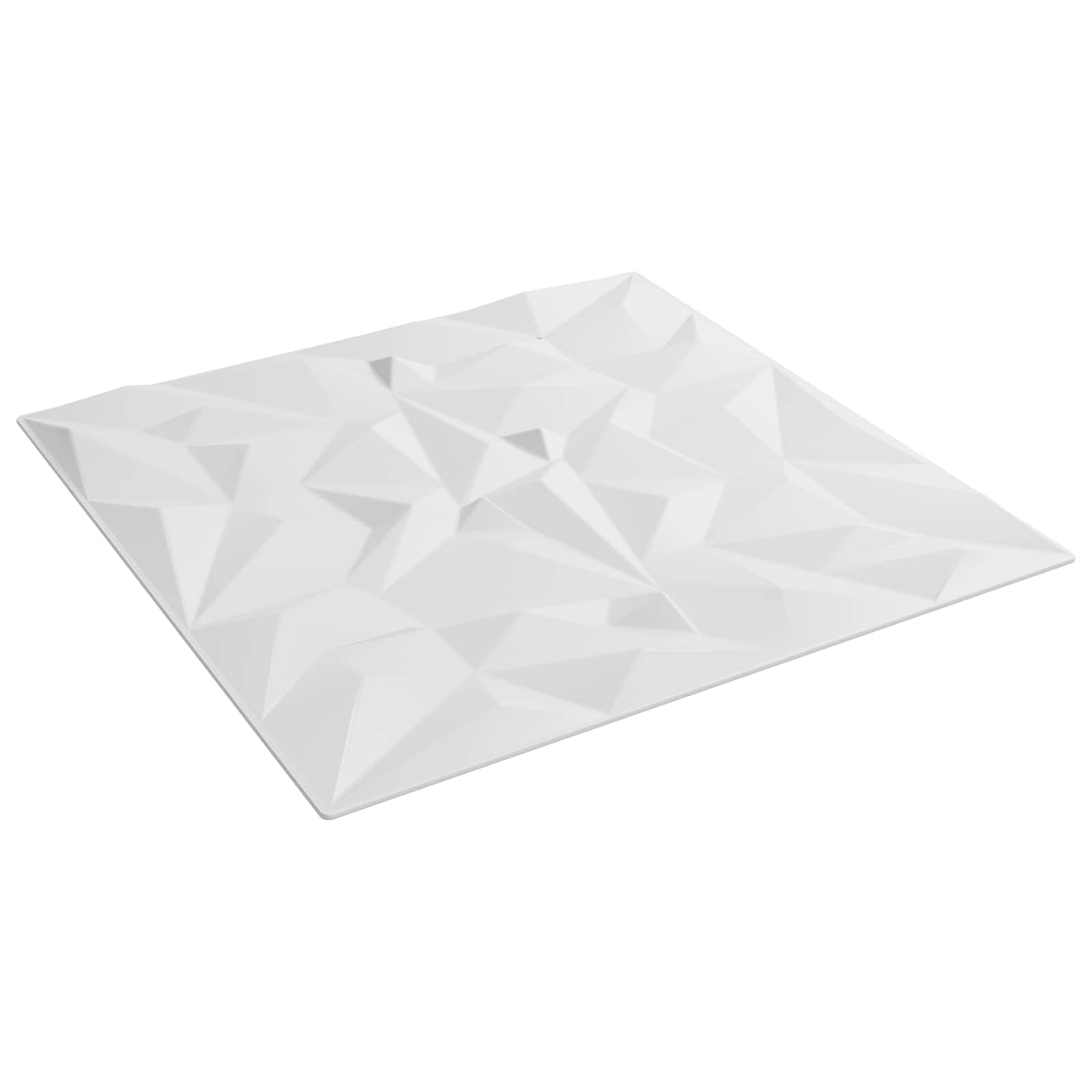 Väggpaneler 24 st 50 x 50 cm Vit XPS Skum