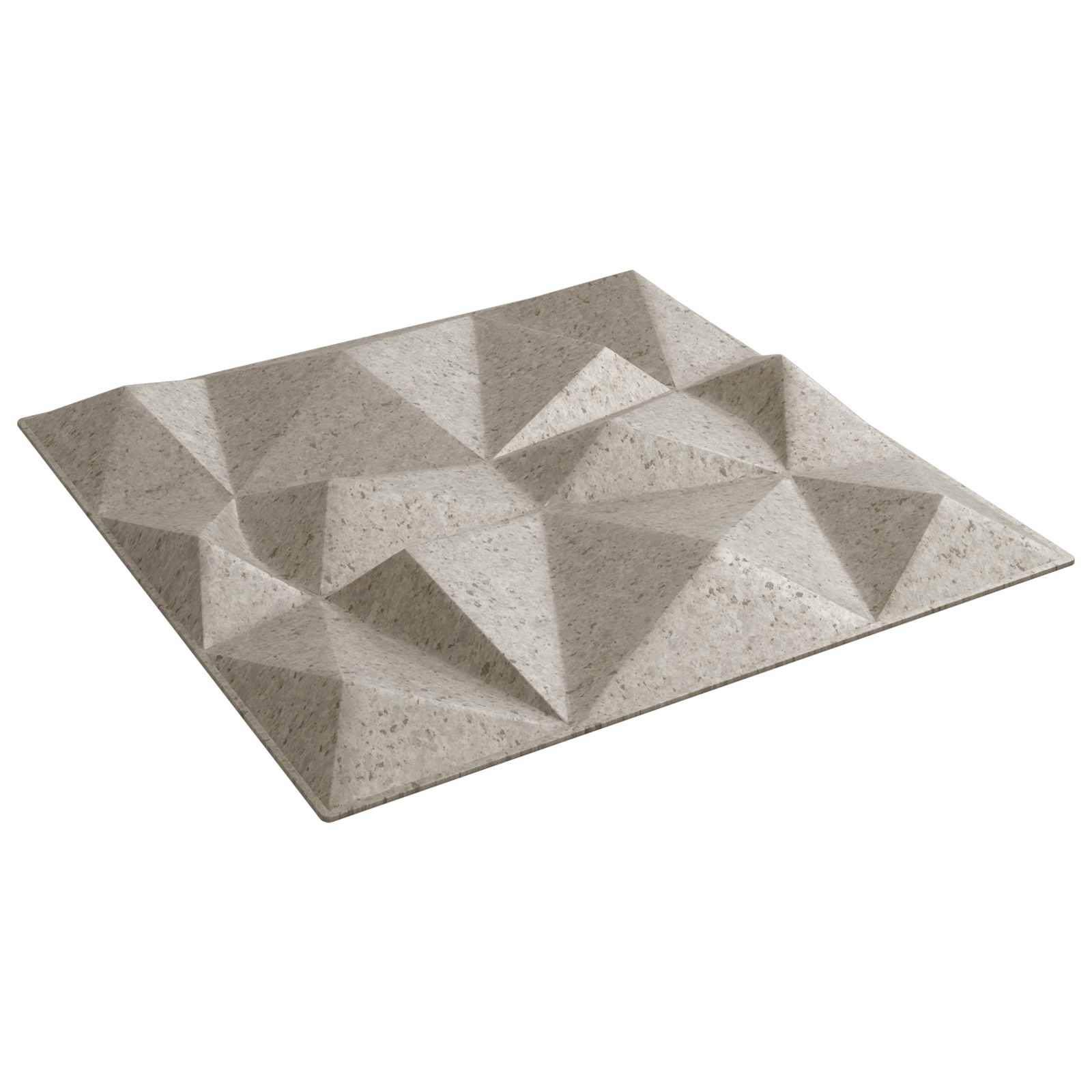 Väggpaneler 12 st 50 x 50 cm Diamond Betong XPS Skum