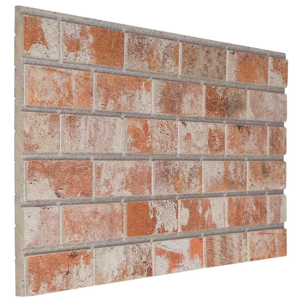 Väggpaneler 10 st 100 x 50 cm Orange EPS Skum