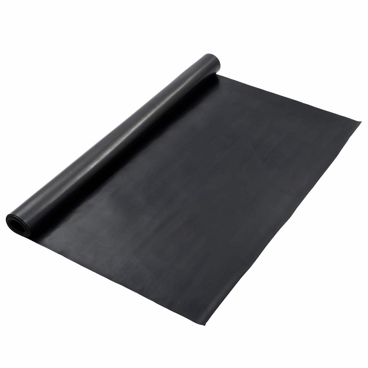 Golvmatta Svart 1,2 x 2 m Gummi