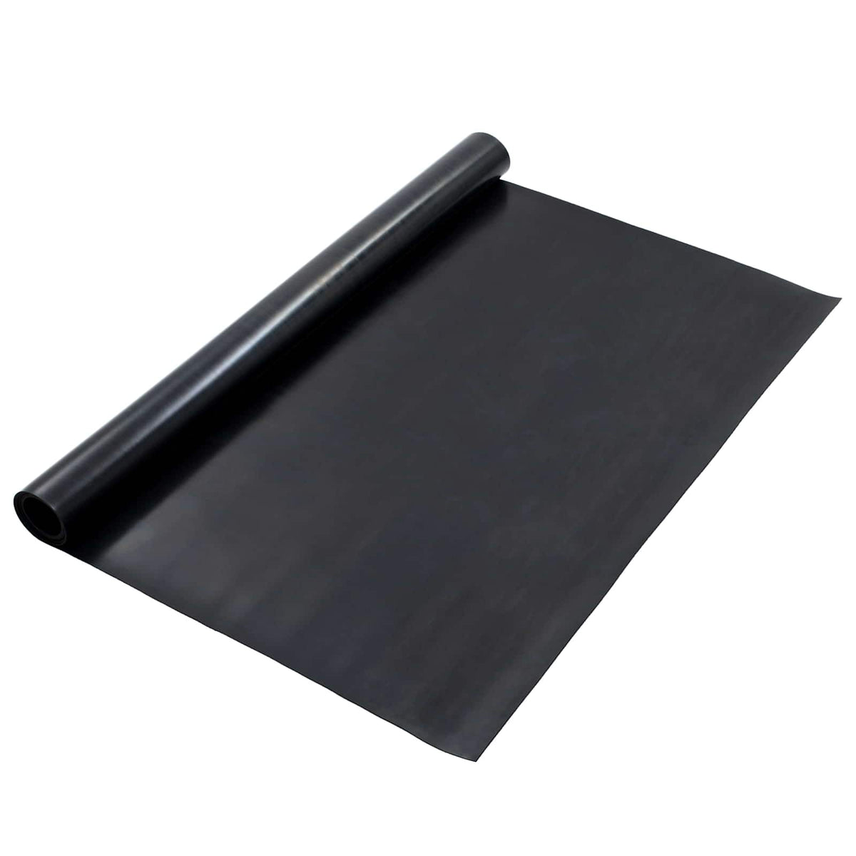 Golvmatta Svart 1,2 x 2 m Gummi
