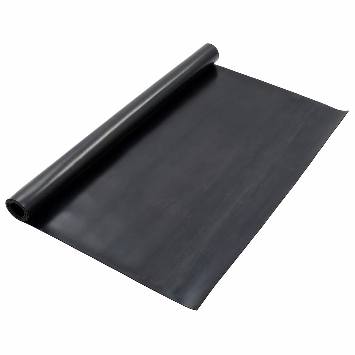 Golvmatta Svart 1,2 x 2 m Gummi