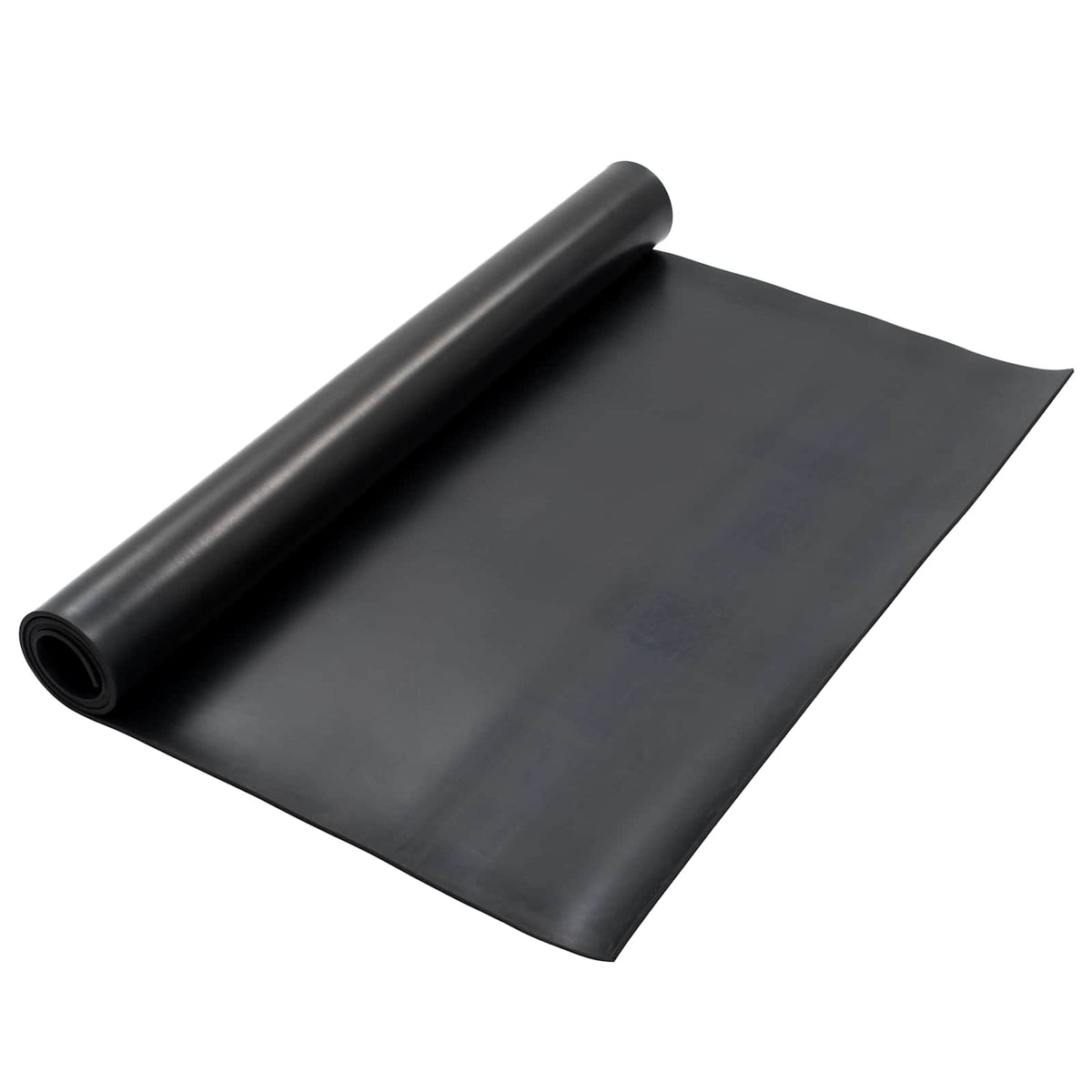 Golvmatta Svart 1,2 x 2 m Gummi