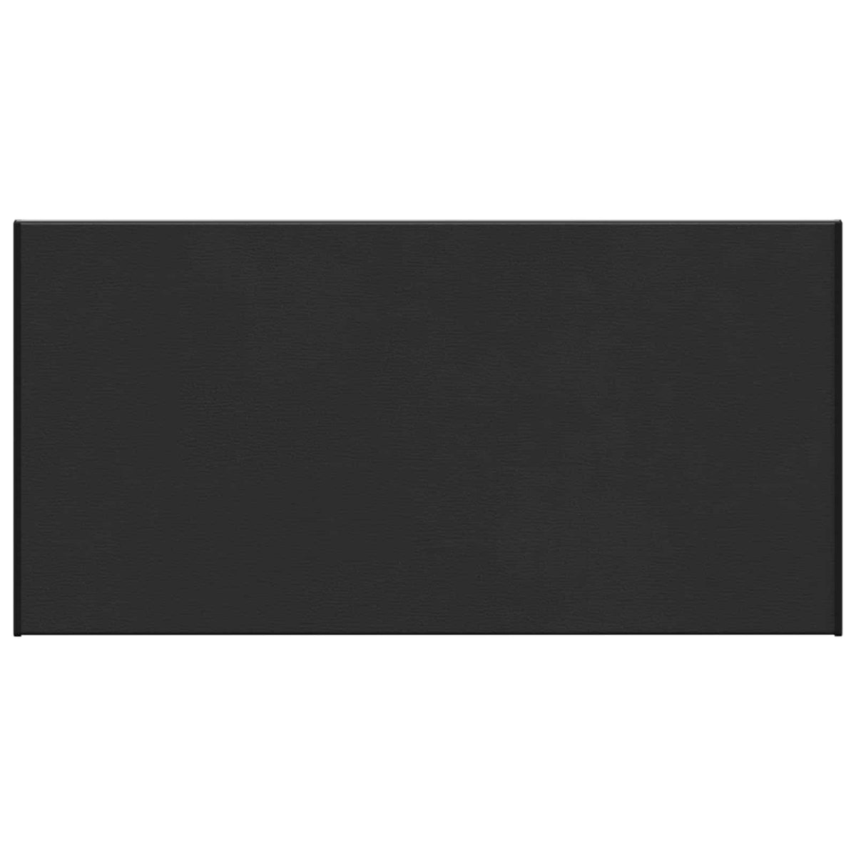 Fönsterbräda Svart med träådring 100 x 45 x 4,5 cm PVC