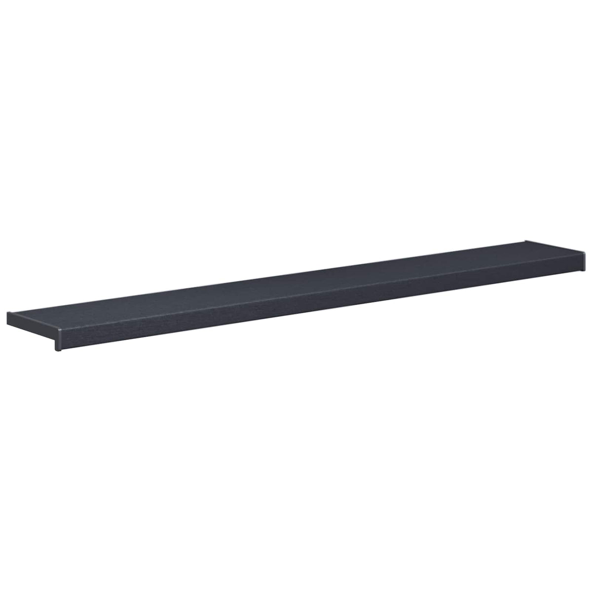 Fönsterbräda Anthracit med träådring 120 x 25 x 4,5 cm PVC