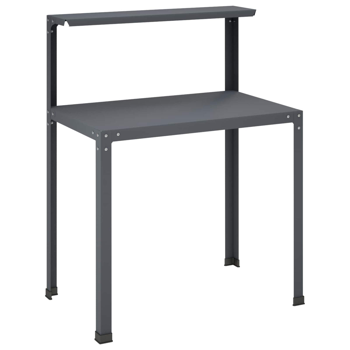 Planteringsbord 80 x 50 x 104 cm Pulverlackerat stål Antracit