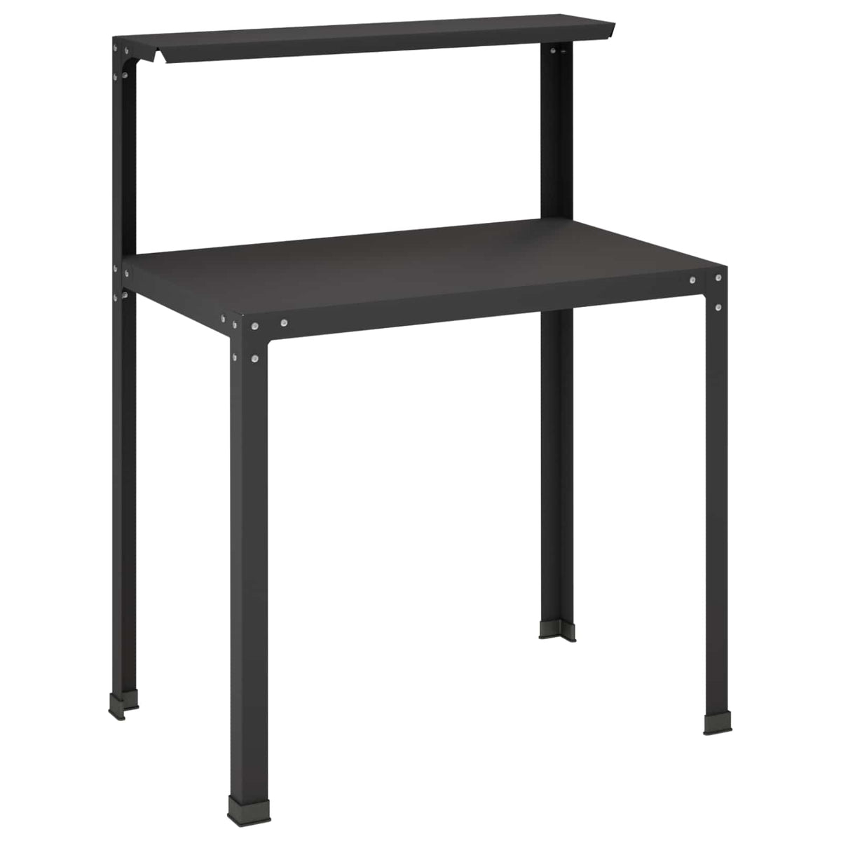 Planteringsbord 60 x 50 x 104 cm Pulverlackerat stål Svart