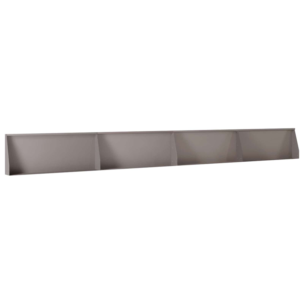 Stödvägg 4 st 100 x 12 x 40 cm Väderbeständig stål Rostig