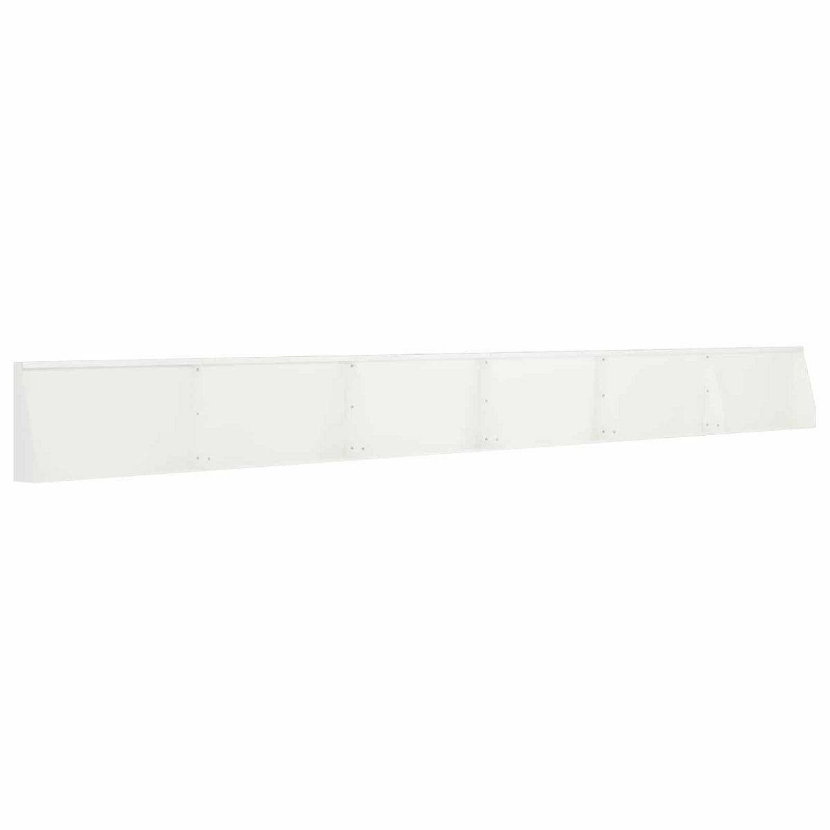 Stödvägg 6 st 80 x 12 x 50 cm Stål Vit