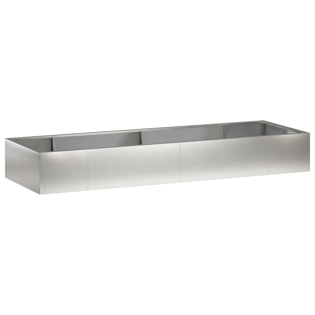Stödvägg 8 st 300 x 100 x 30 cm Rostfritt stål Silver