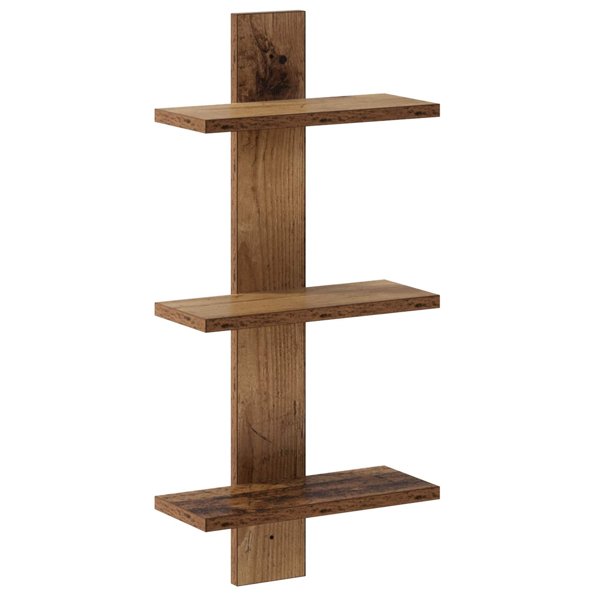 Vägghylla Gammalt trä 30 x 13.5 x 64.5 cm Konstruerat trä