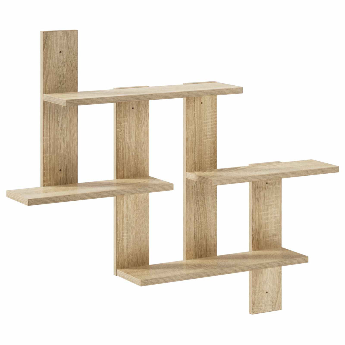 Vägg hylla Sonoma-ek 85 x 13,5 x 73,5 cm Konstruerat trä