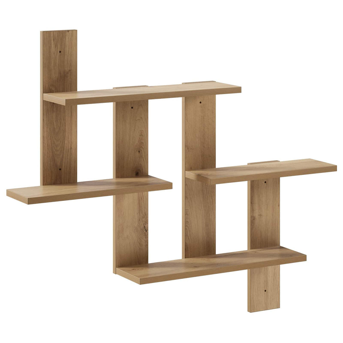 Vägg hylla Artisan-ek 85 x 13,5 x 73,5 cm Konstruerat trä