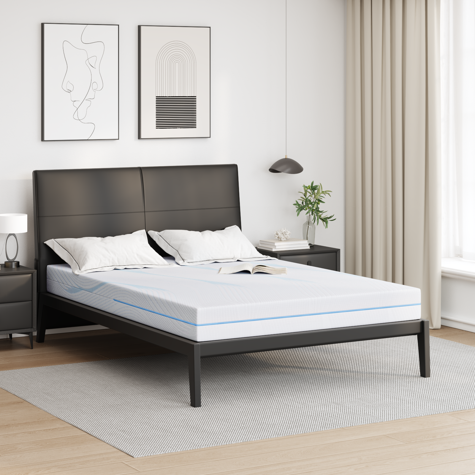 Madrass Medium fast 160 x 200 cm Vit