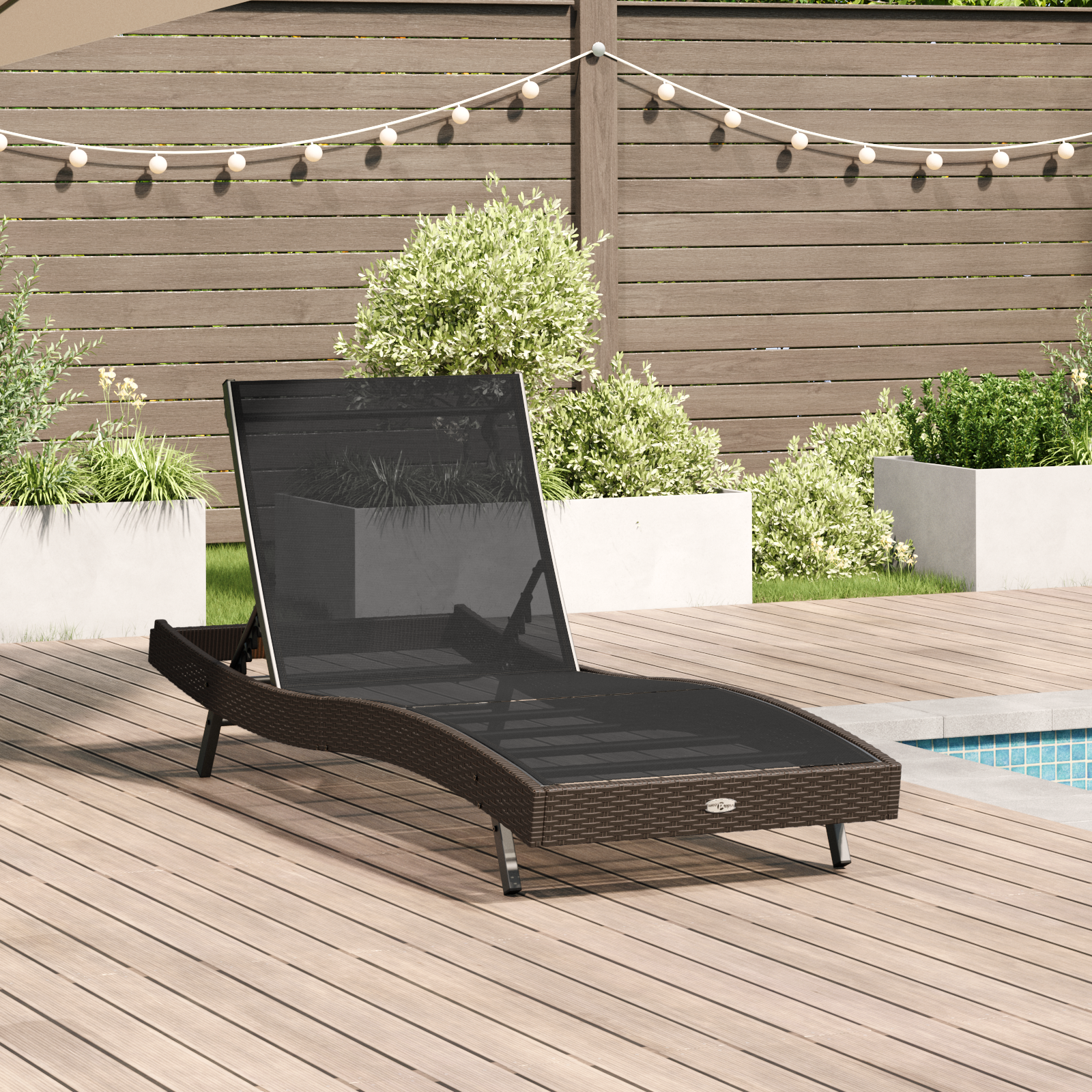 Solstol Reclining 197 x 70 x 82 cm konstrotting