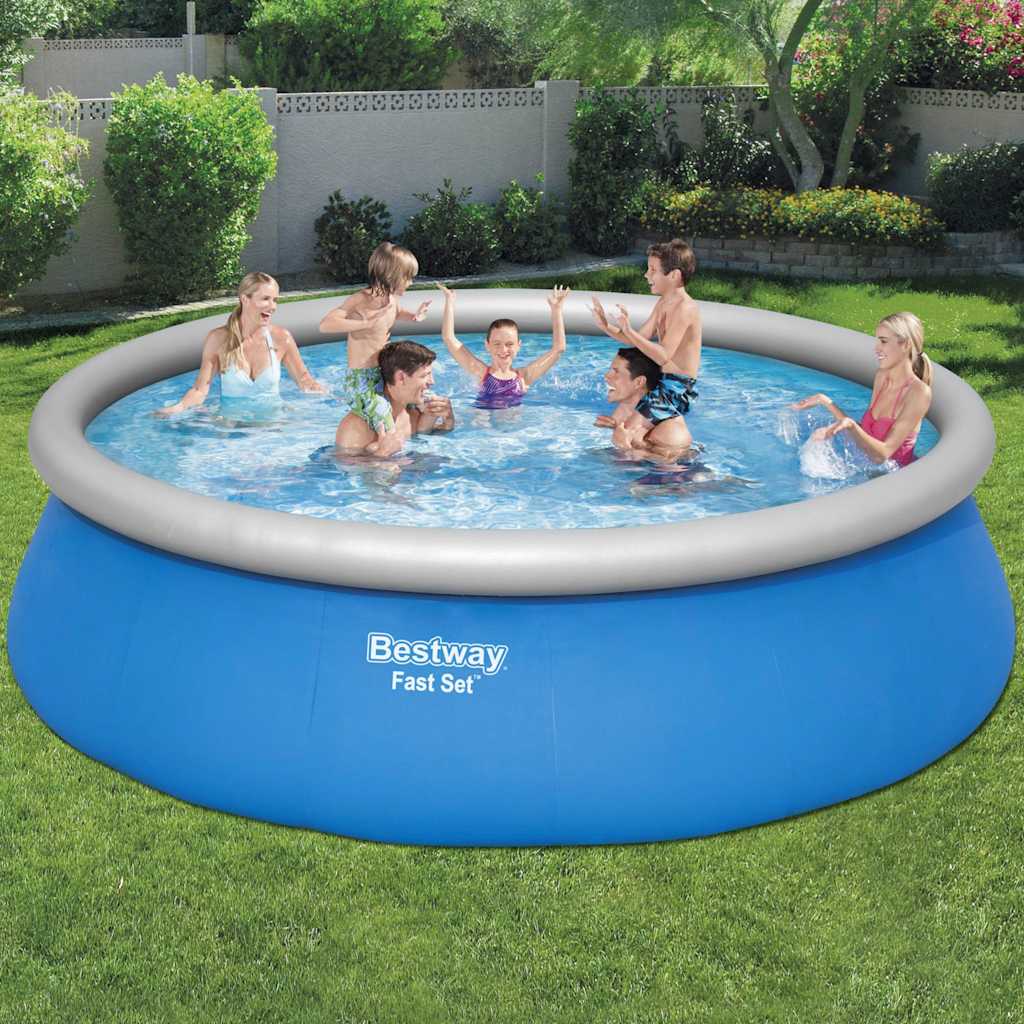 Uppblåsbar pool Fast Set rund 457x122 cm