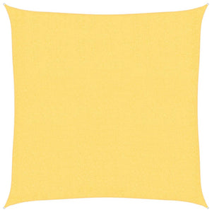 Solsegel HDPE fyrkantigt 2x2 m beige