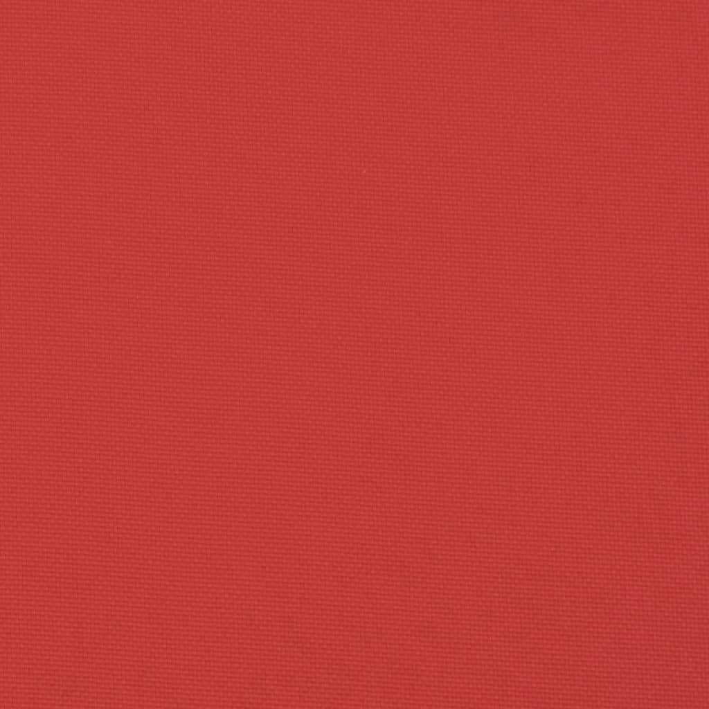 Bänkdyna för trädgården röd 150x50x3 cm oxfordtyg