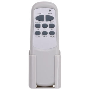 Dekorativ takfläkt med lampa 128 cm brun