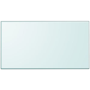 Bordsskiva härdat glas rektangulär 1200x650 mm