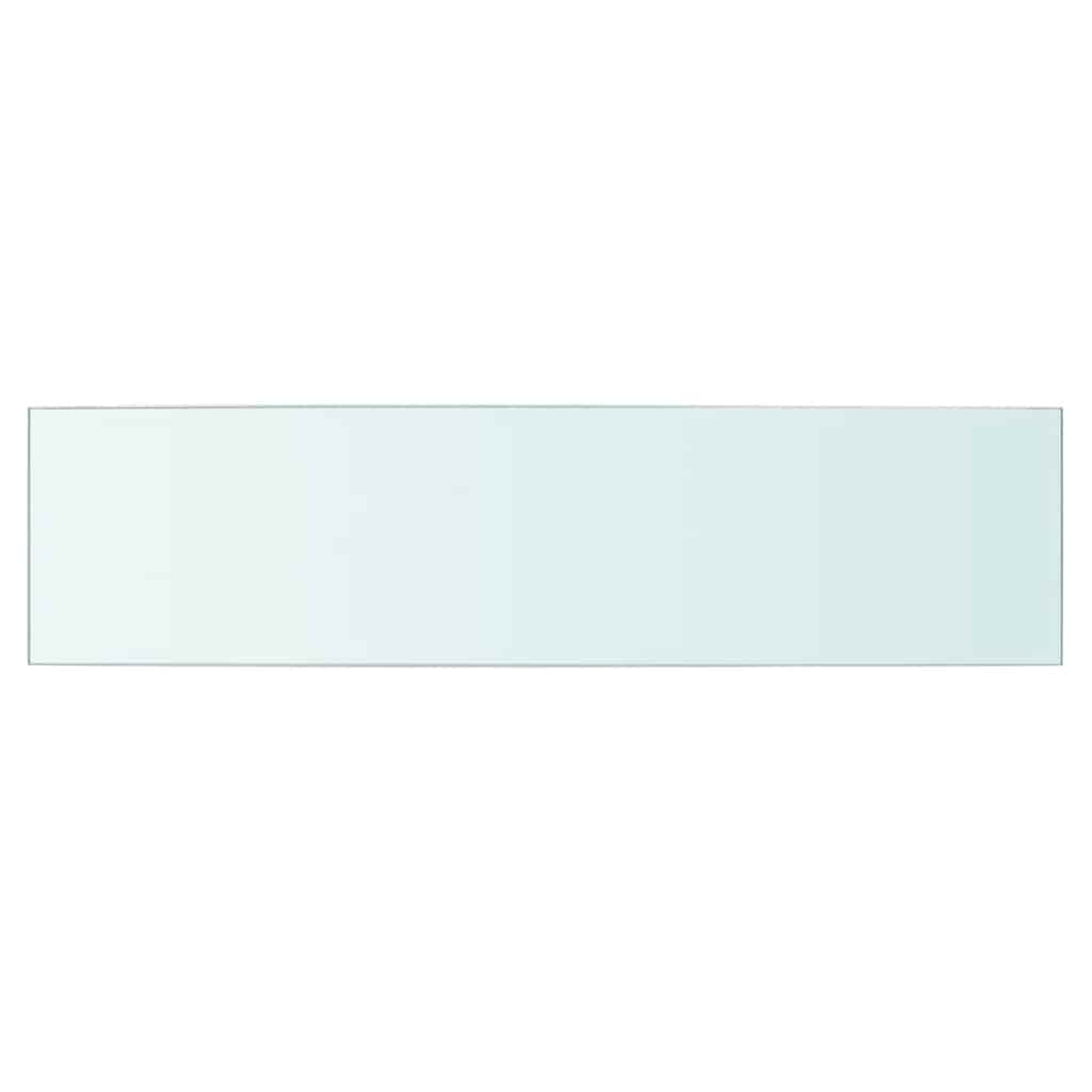 Hyllplan i glas 60x15 cm genomskinlig
