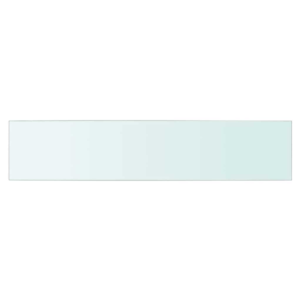 Hyllplan glas genomskinlig 70x15 cm