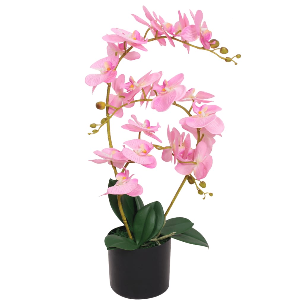 Konstväxt Orkidé med kruka 65 cm rosa