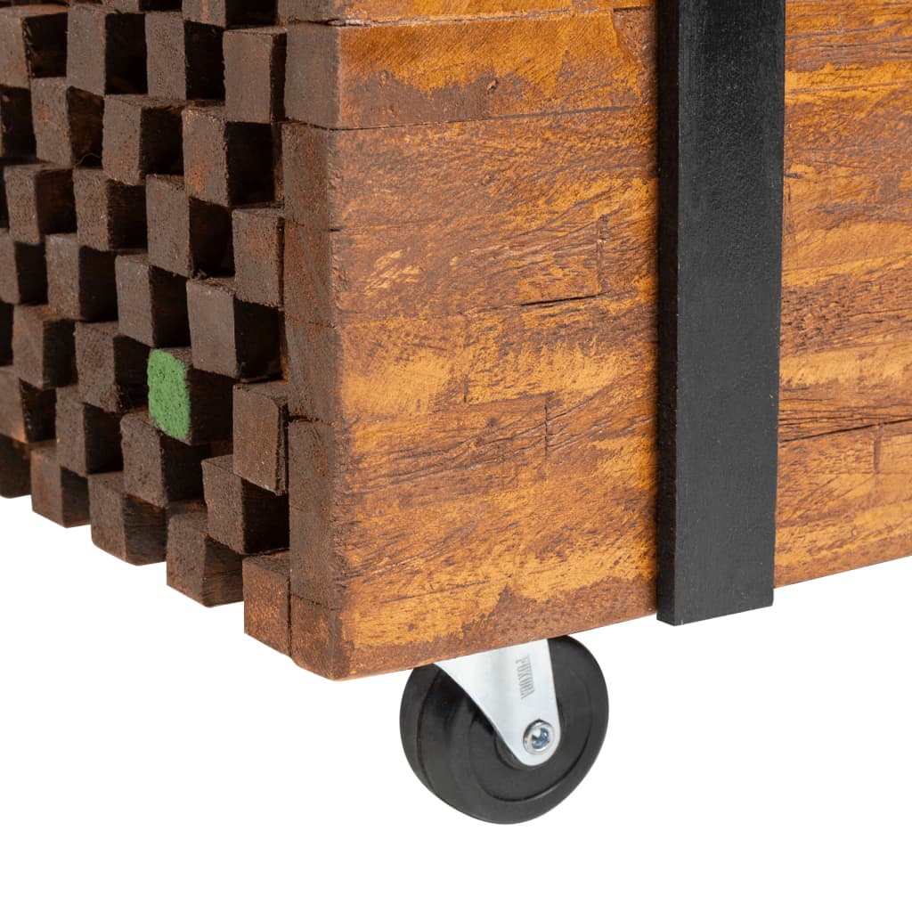 Sidobord teak 60x60x38 cm