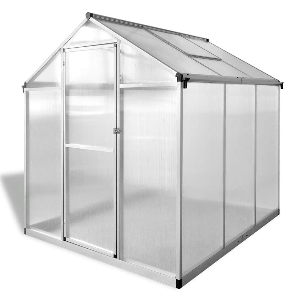 Växthus 3,46 m² förstärkt aluminium