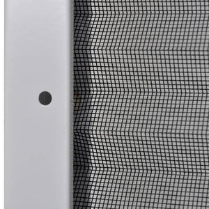 Plisserat insektsnät med jalusi för fönster 80x120 cm aluminium