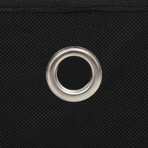 Förvaringslådor 10 st non-woven tyg 32x32x32 cm svart