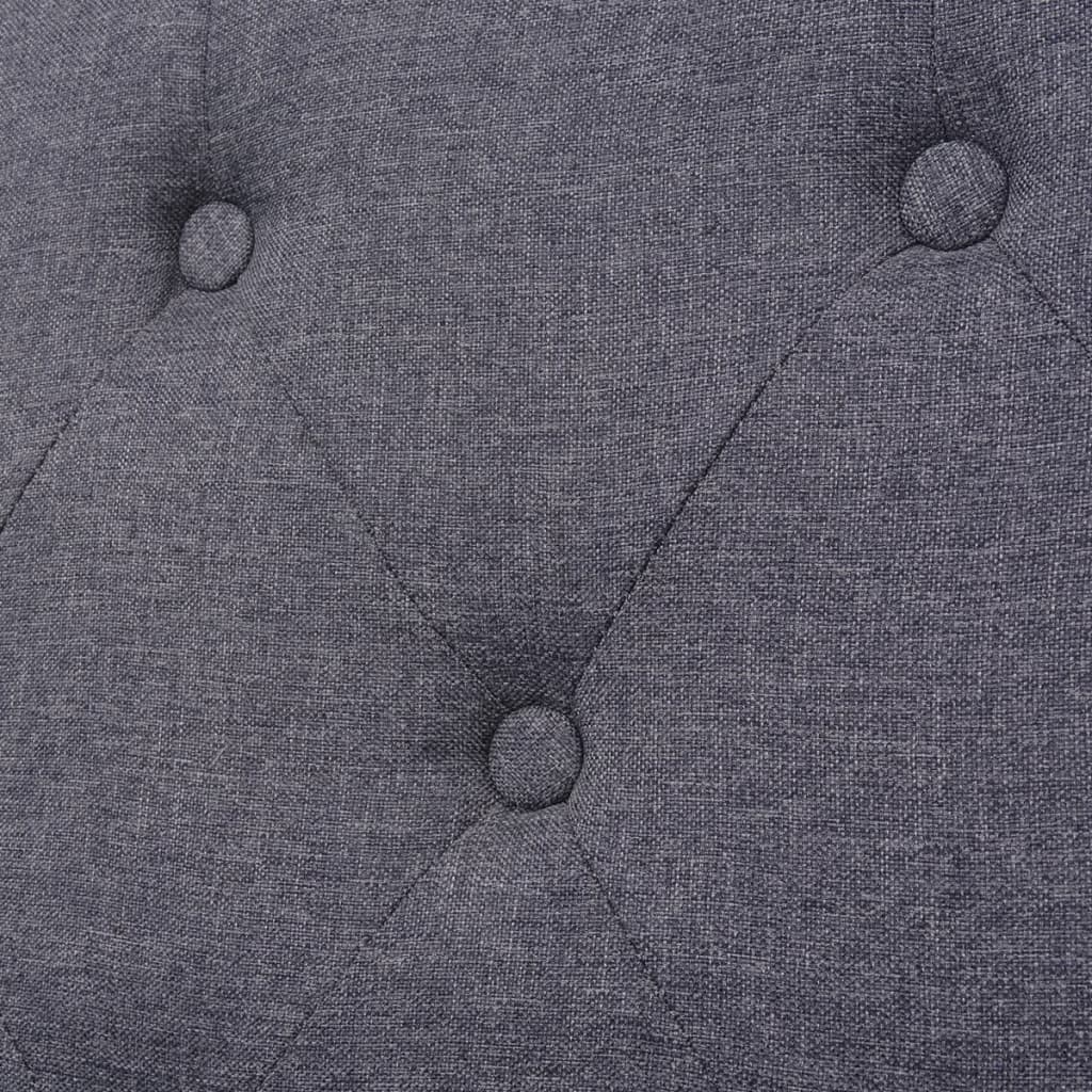 Soffgrupp 2 delar tyg grå