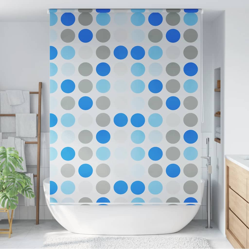 Rullgardin för dusch 140x240 cm cirkel
