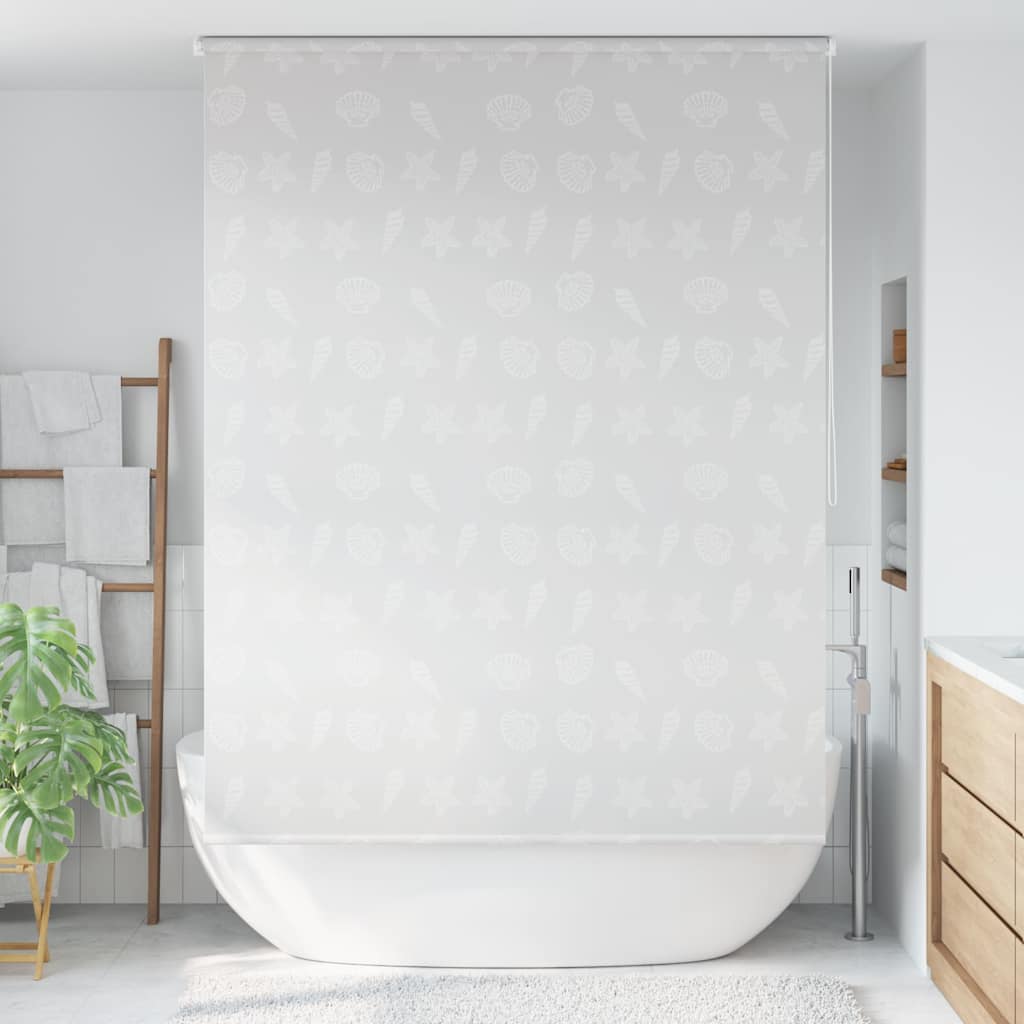 Rullgardin för dusch 140x240 cm sjöstjärna