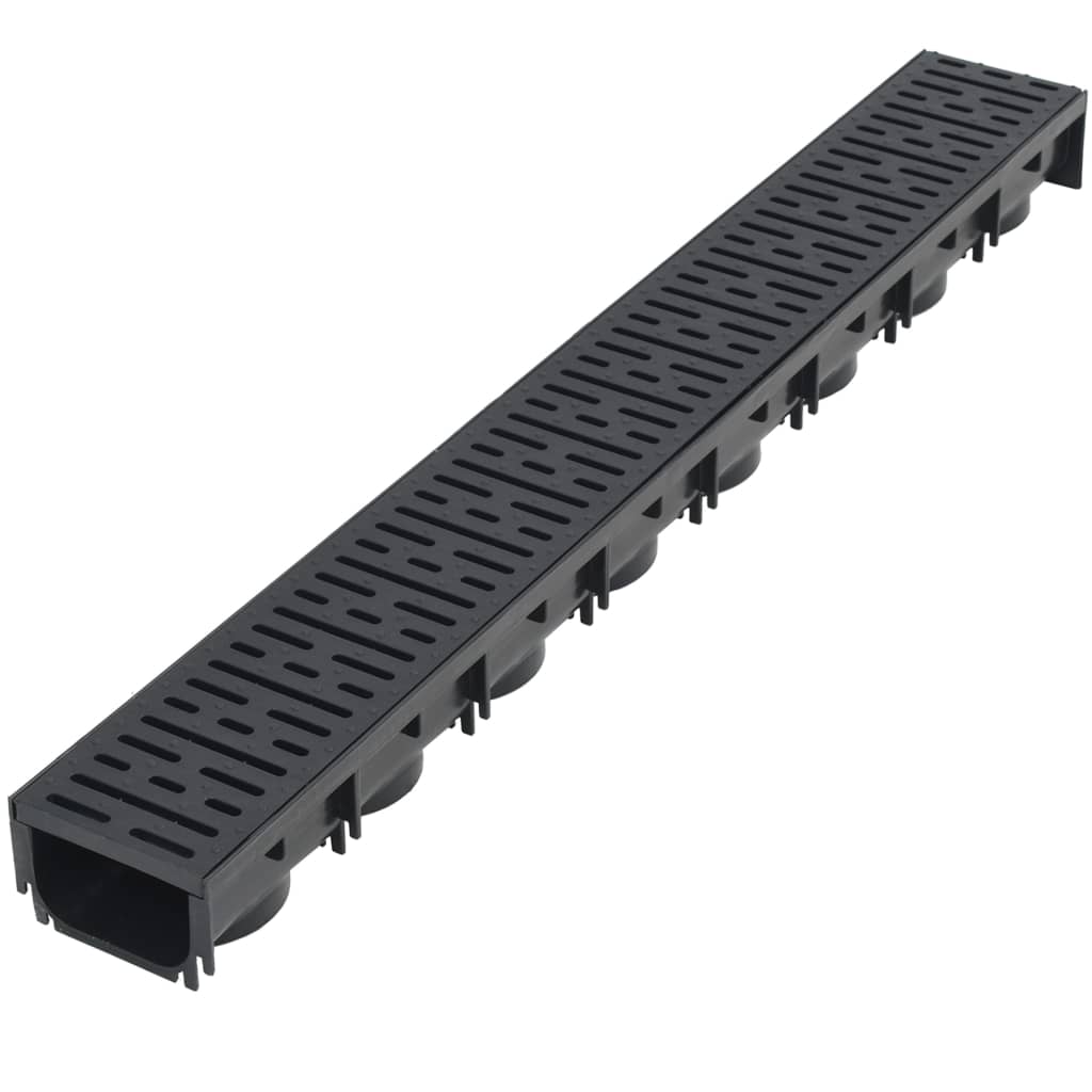 Markrännor 6 st plast 6 m