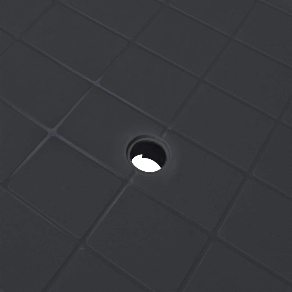 Caféset 3 delar plast antracit