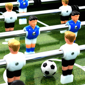 Fotbollsbord stål 60 kg 140x74,5x87,5 cm svart