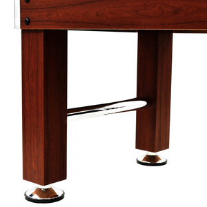 Fotbollsbord stål 60 kg 140x74,5x87,5 cm brun